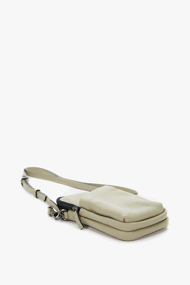 Abbacino Bolso Para El Móvil En Piel Verde