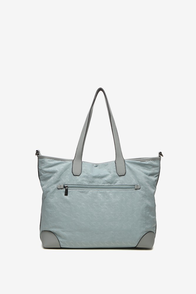 Abbacino Bolso Shopper De Mujer En Nylon Azul