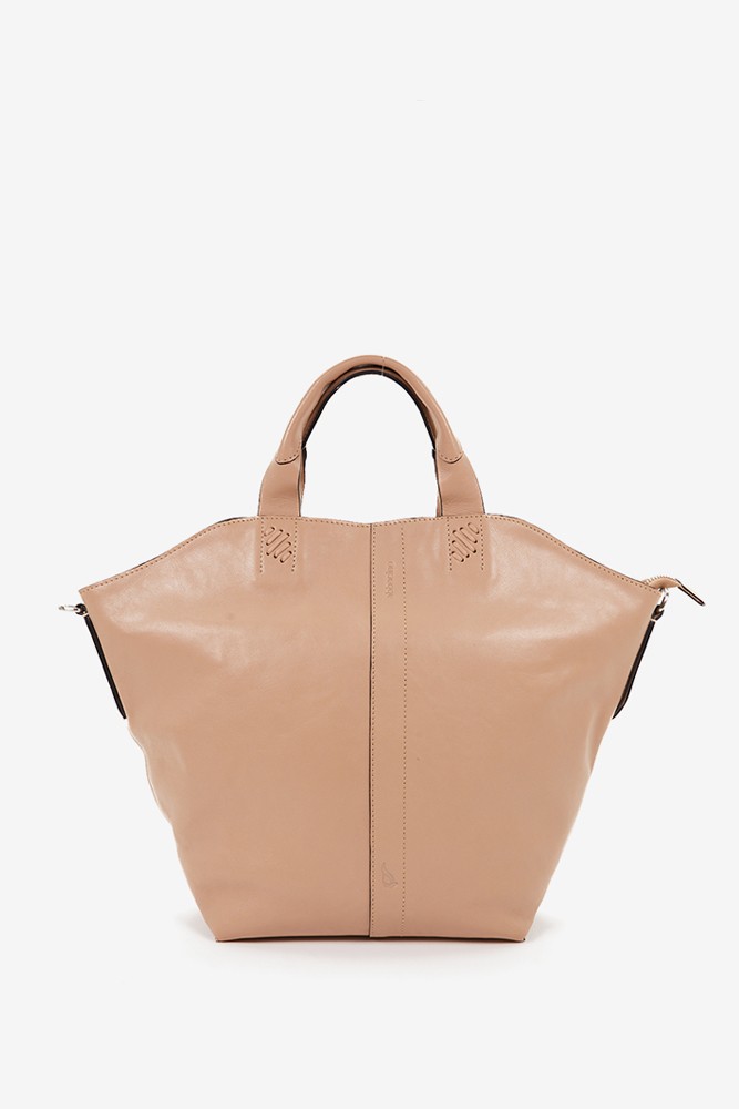 Abbacino Bolso Shopper De Mujer En Piel Beige