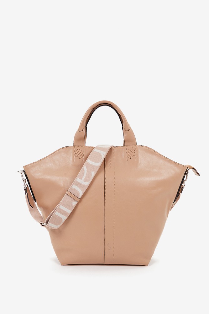 Abbacino Bolso Shopper De Mujer En Piel Beige