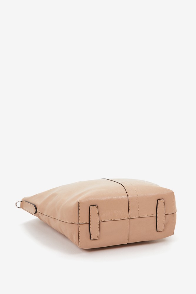 Abbacino Bolso Shopper De Mujer En Piel Beige