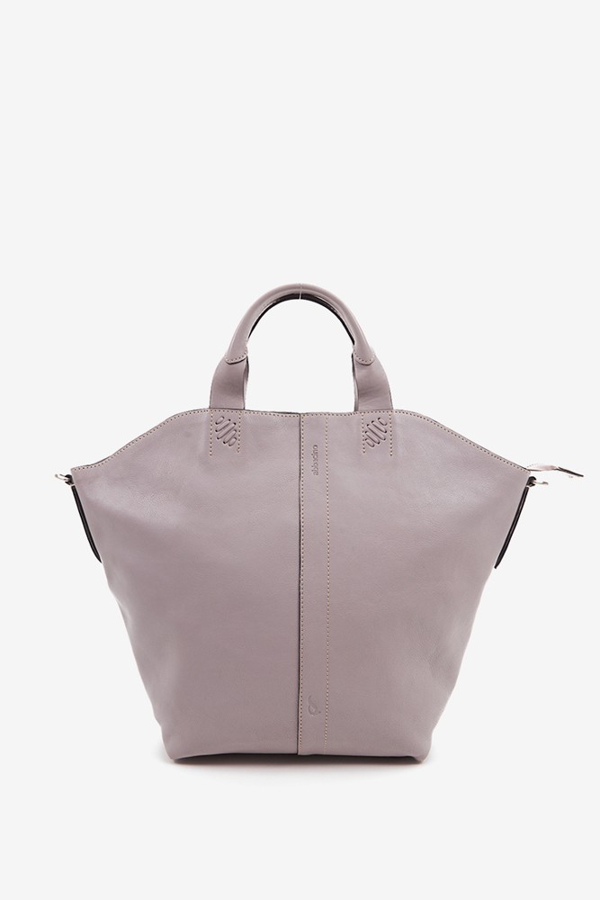 Abbacino Bolso Shopper De Mujer En Piel Lavanda