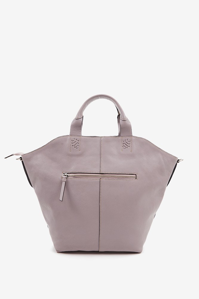 Abbacino Bolso Shopper De Mujer En Piel Lavanda