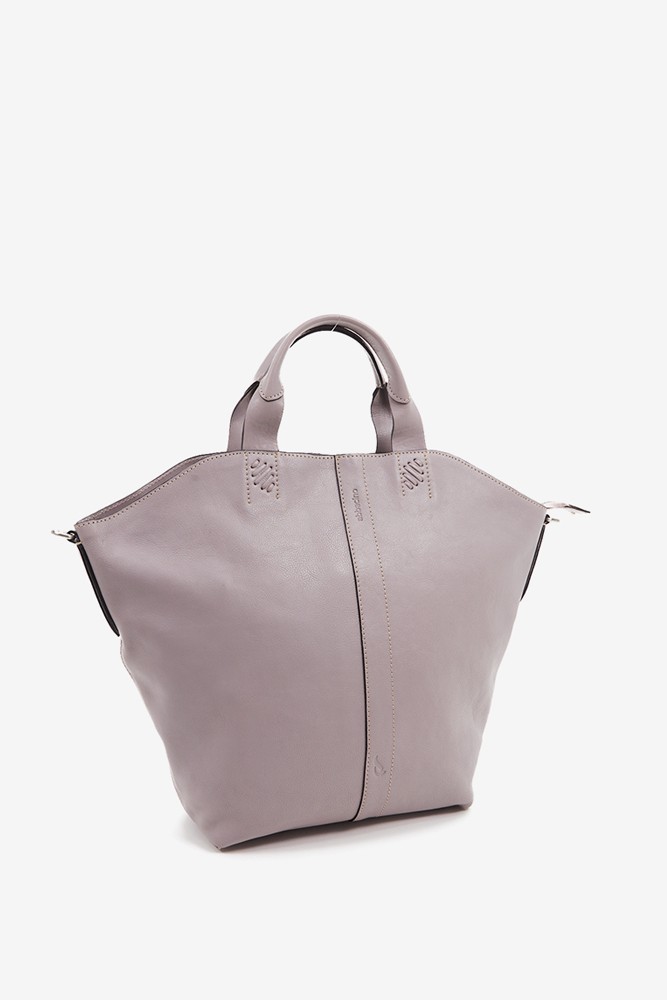 Abbacino Bolso shopper de mujer en piel lavanda