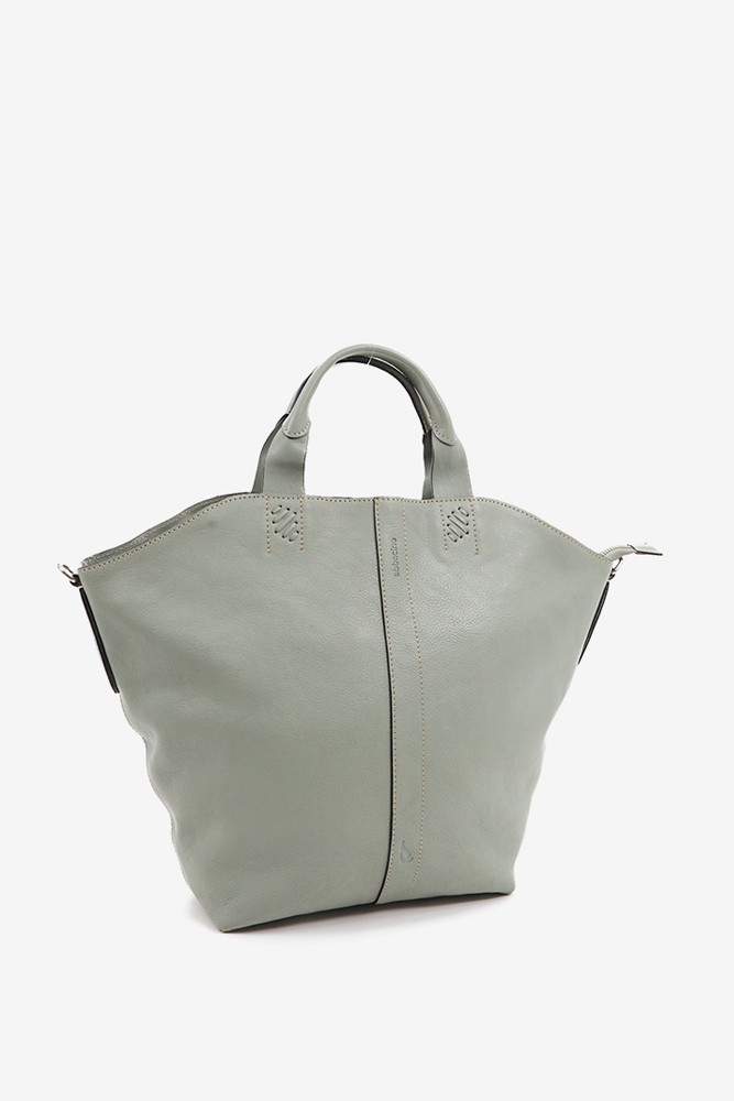 Abbacino Bolso Shopper De Mujer En Piel Verde