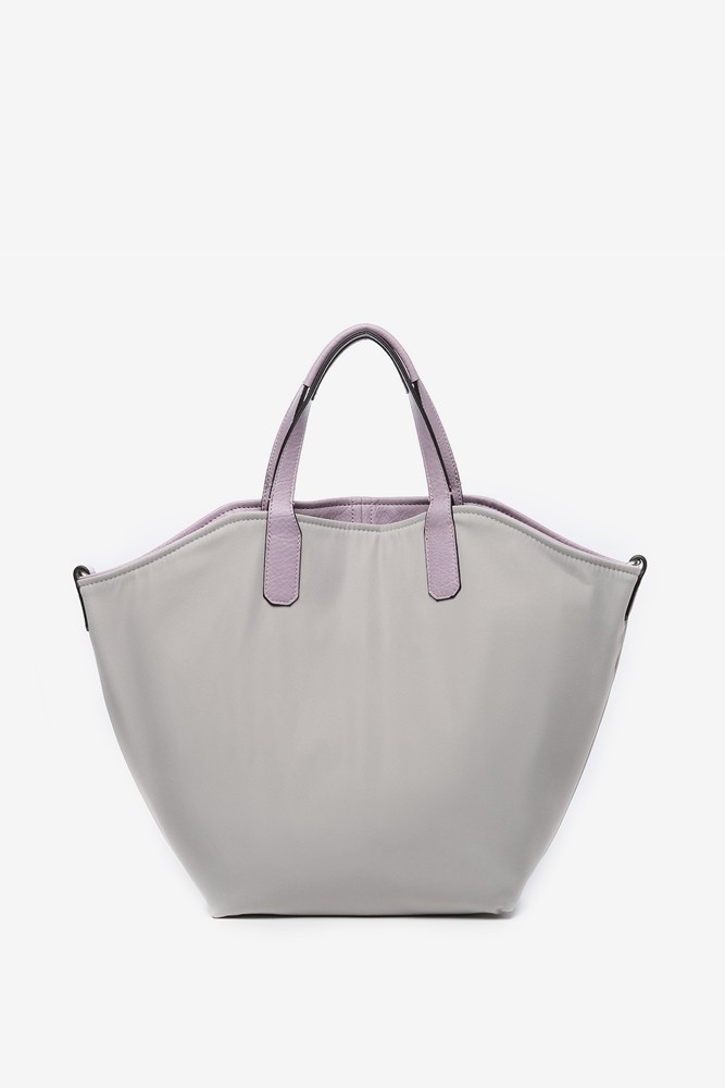 Abbacino Bolso Shopper De Mujer Reversible En Gris