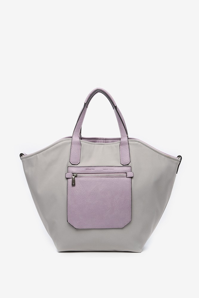 Abbacino Bolso Shopper De Mujer Reversible En Gris