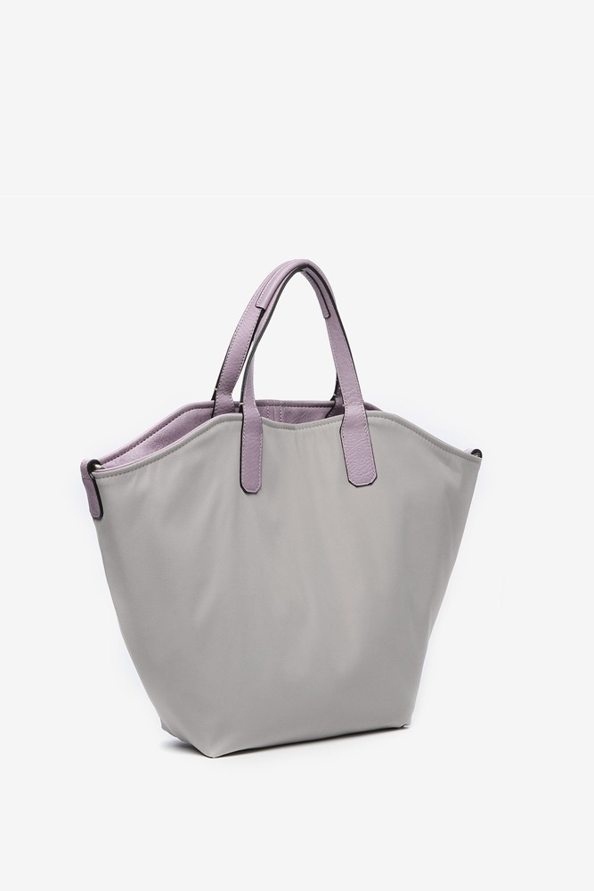 Abbacino Bolso shopper de mujer reversible en gris
