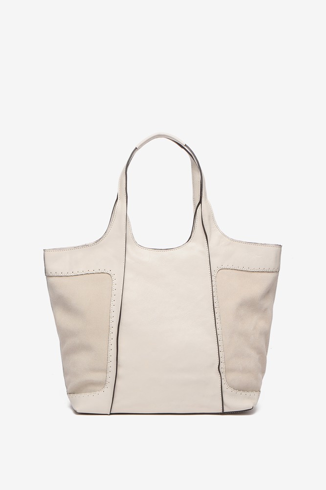 Abbacino Bolso Shopper De Piel En Beige