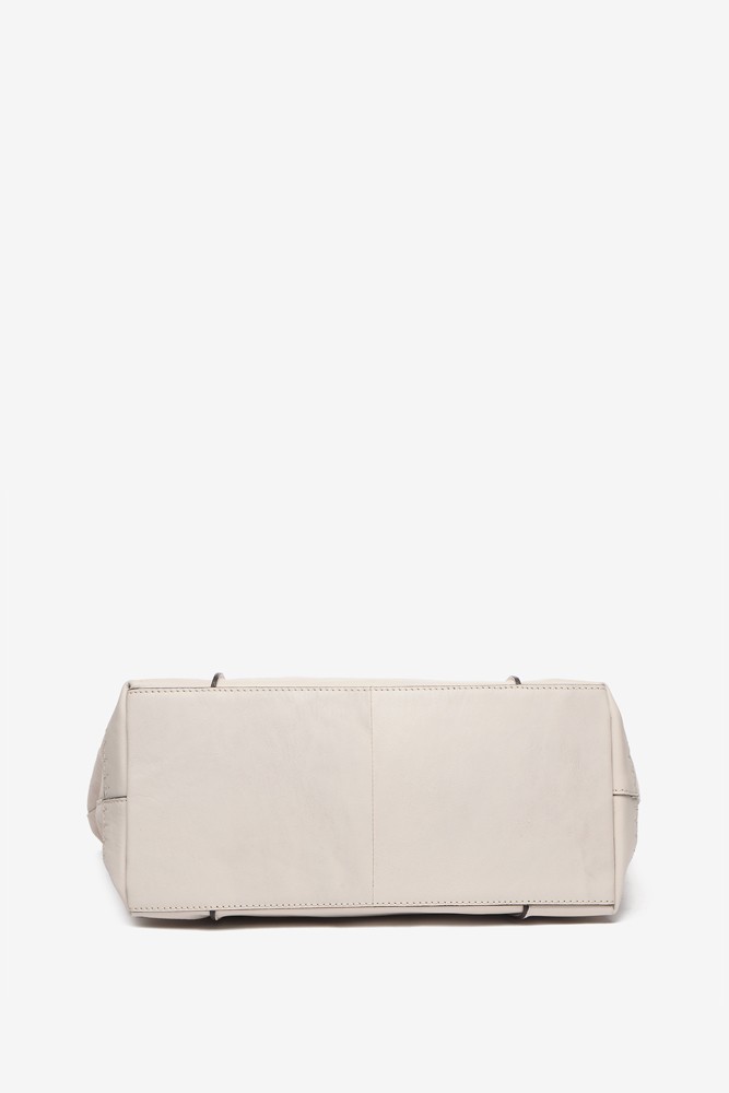 Abbacino Bolso Shopper De Piel En Beige