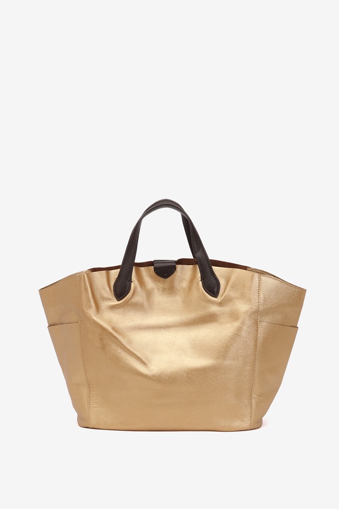 Abbacino Bolso Shopper En Piel Dorada