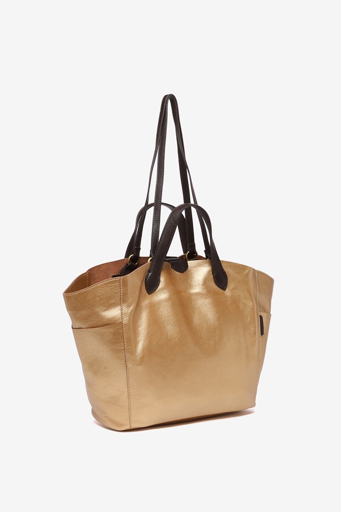 Abbacino Bolso Shopper En Piel Dorada