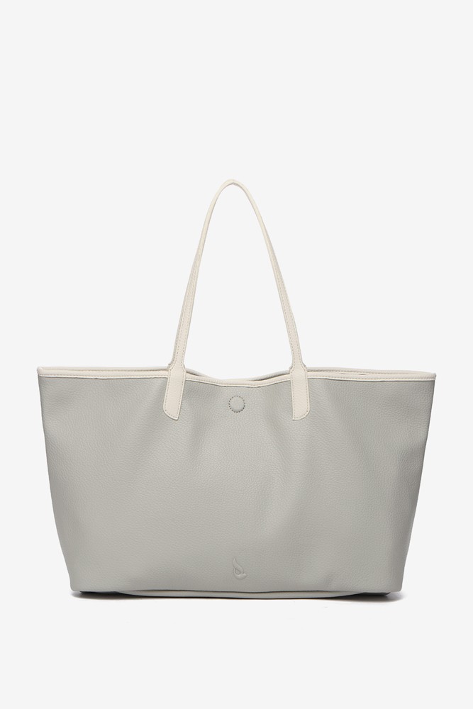 Abbacino Bolso Shopper Reversible En Gris