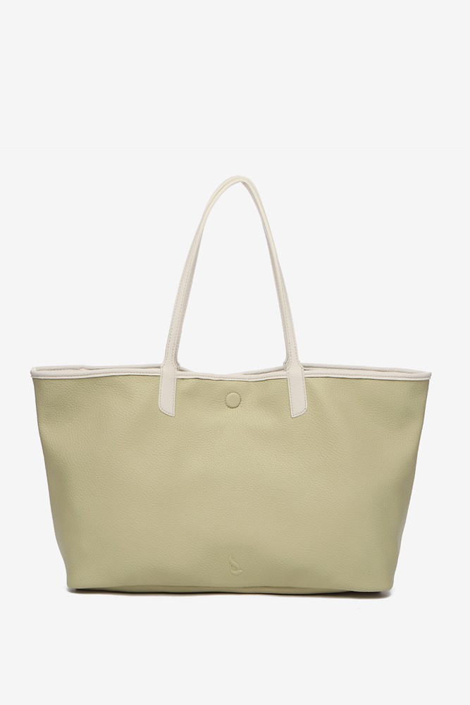 Abbacino Bolso Shopper Reversible En Verde