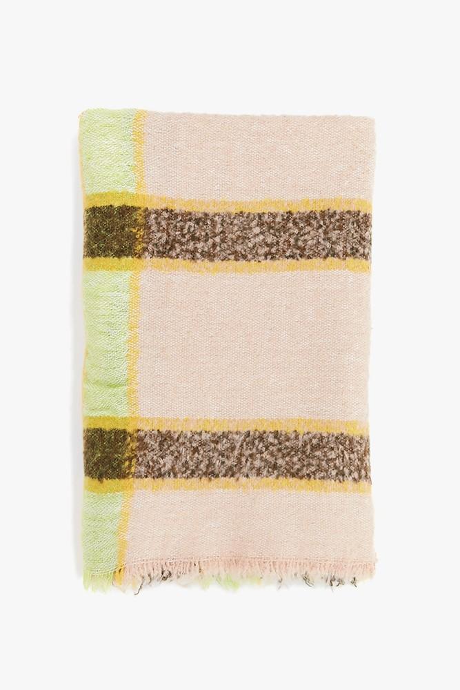 Abbacino Bufanda De Mujer A Cuadros Rosa