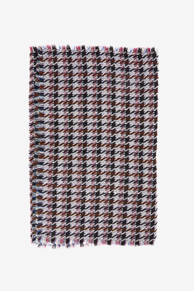 Abbacino Bufanda De Pata De Gallo En Tonos Morados