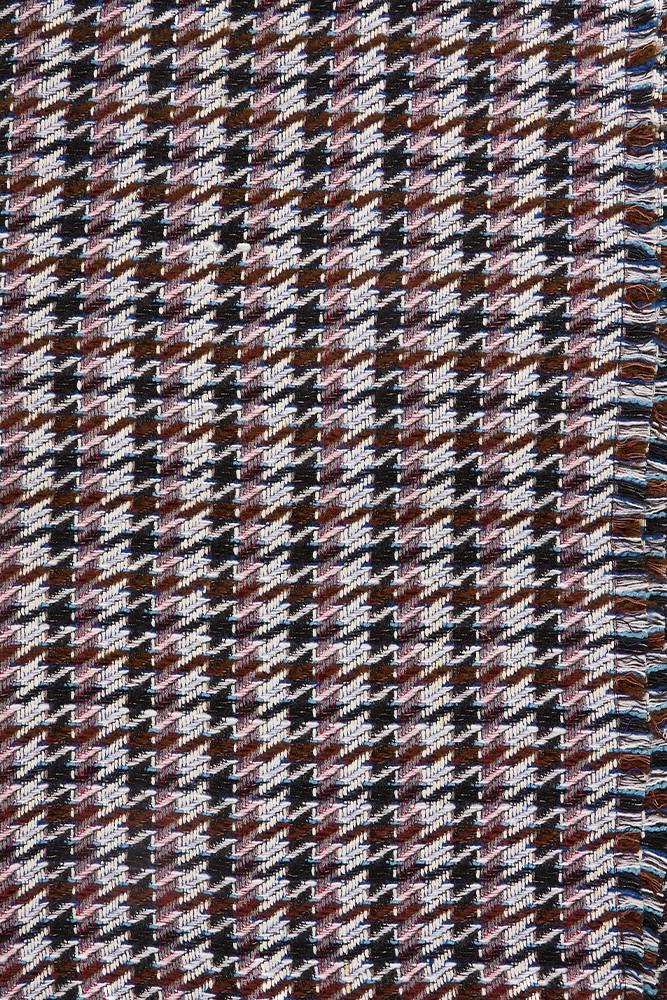 Abbacino Bufanda De Pata De Gallo En Tonos Morados