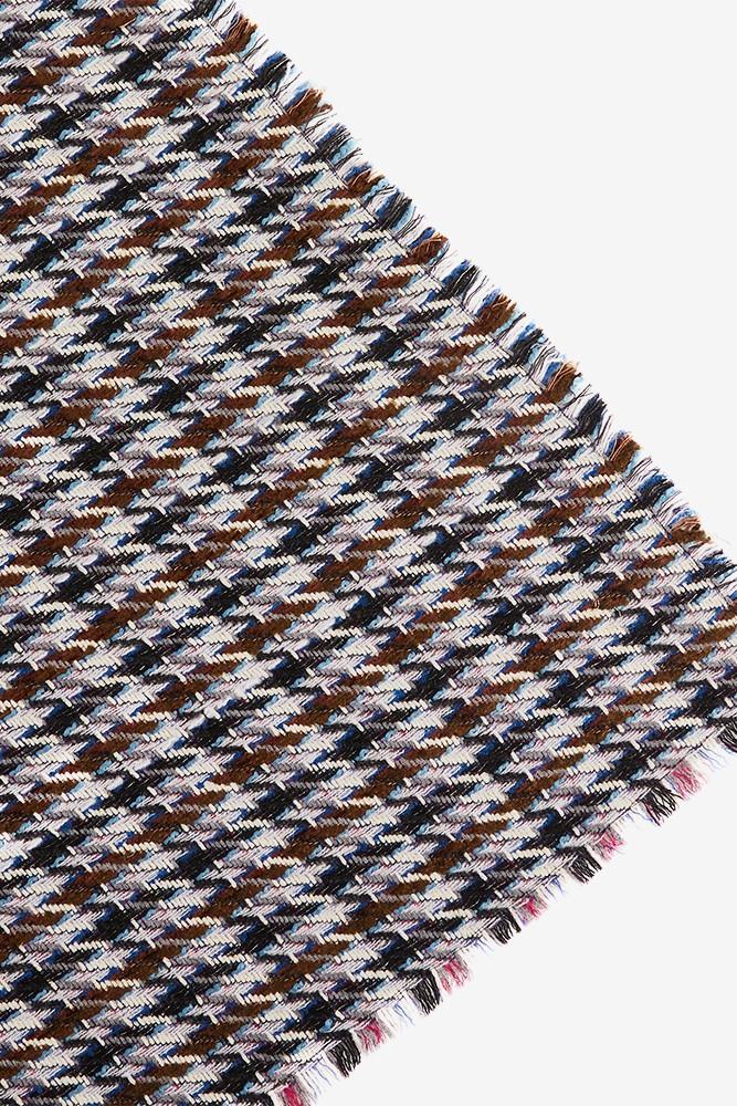 Abbacino Bufanda De Pata De Gallo En Tonos Morados