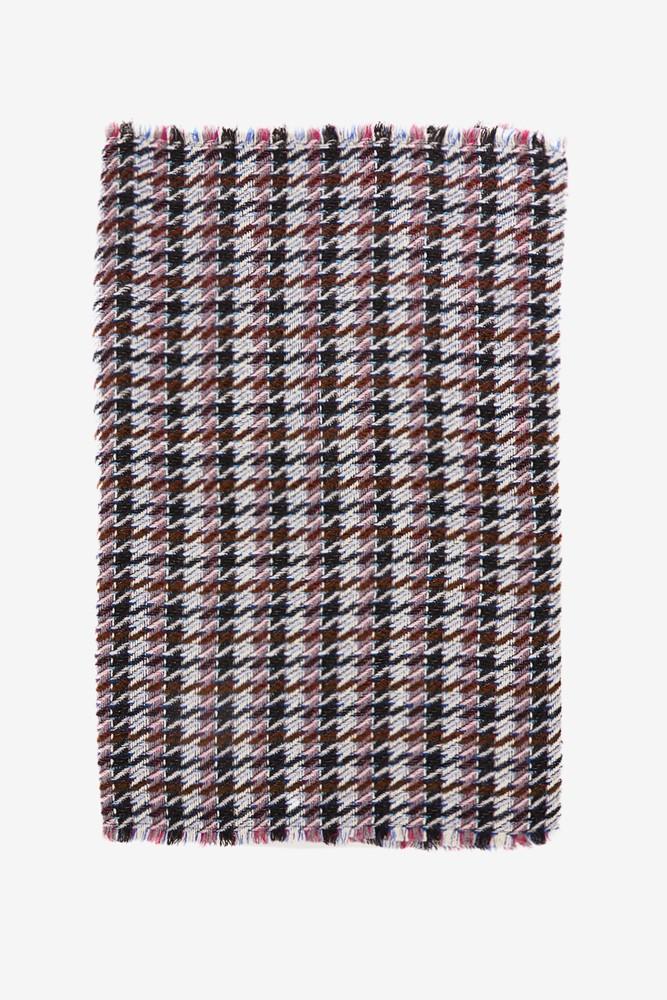 Abbacino Bufanda de pata de gallo en tonos morados