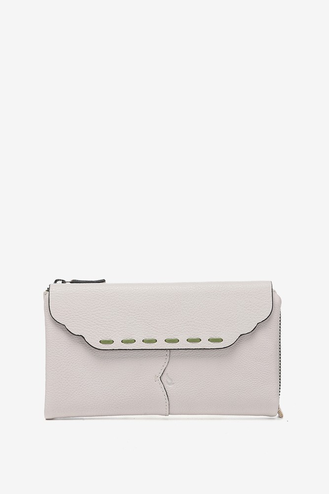 Abbacino Cartera Grande Con Solapa En Piel Beige