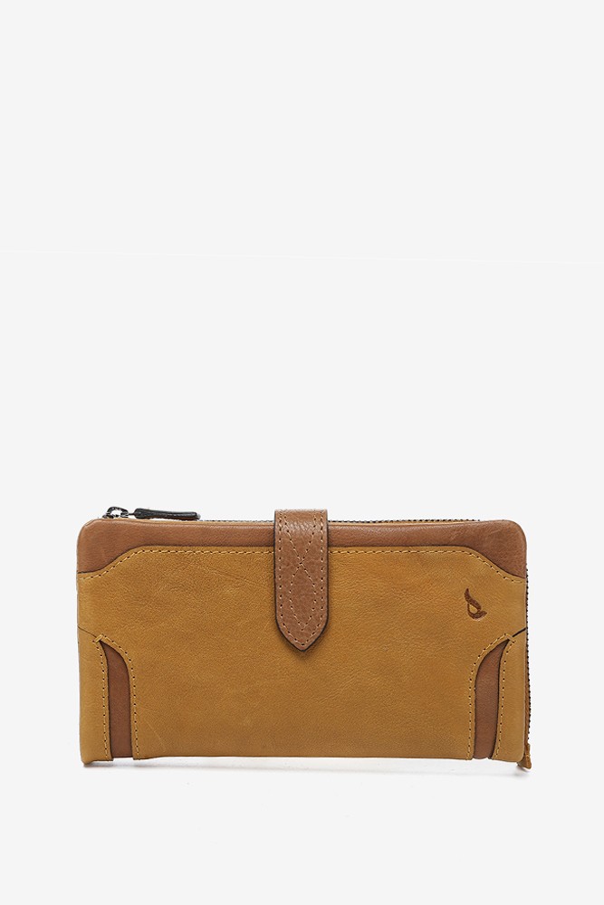 Abbacino Cartera Grande En Piel ámbar
