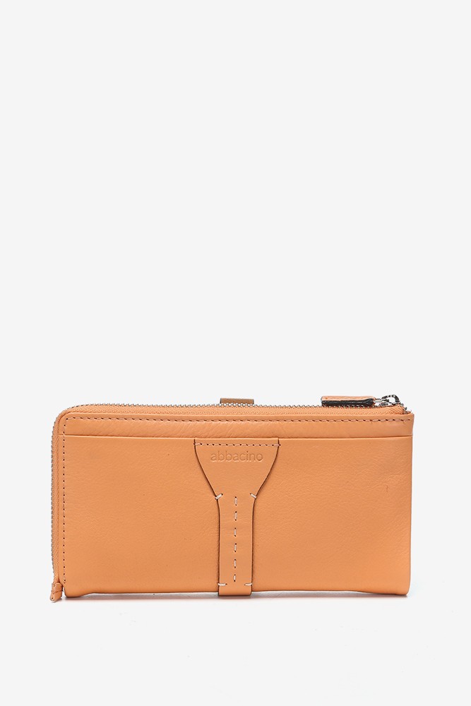 Abbacino Cartera Grande En Piel Bicolor Naranja