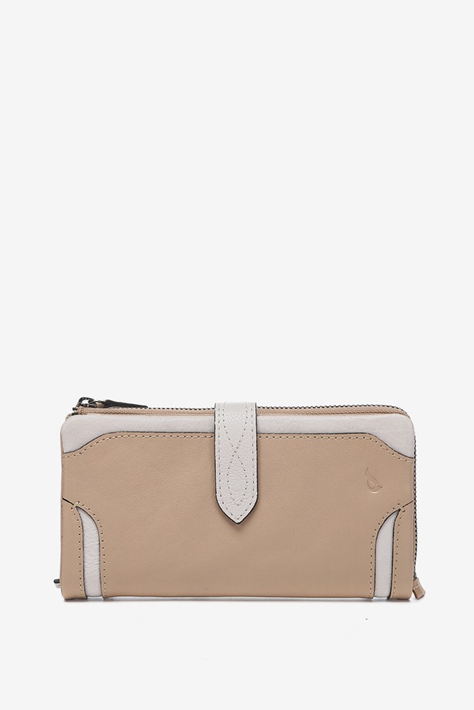 Abbacino Cartera Grande En Piel Camel