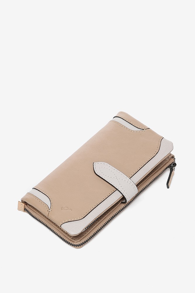 Abbacino Cartera Grande En Piel Camel