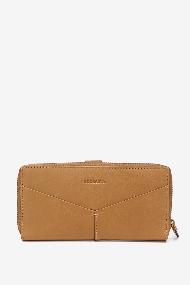 Abbacino Cartera Grande En Piel Cognac