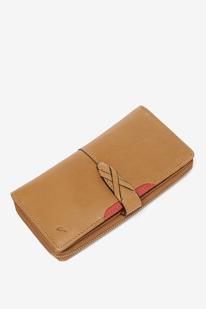 Abbacino Cartera Grande En Piel Cognac