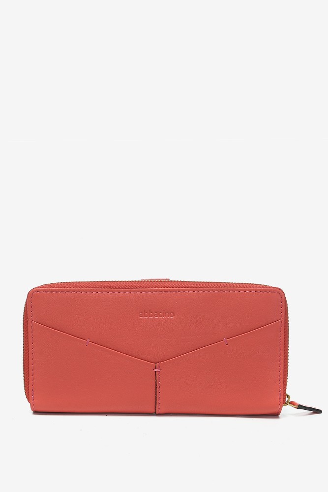 Abbacino Cartera Grande En Piel Coral
