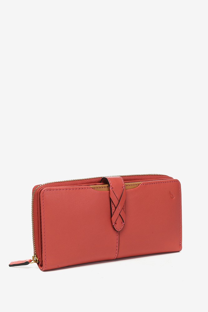 Abbacino Cartera grande en piel coral