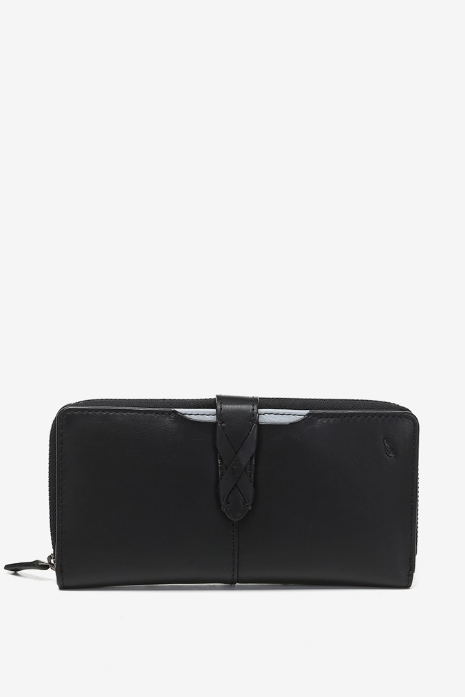 Abbacino Cartera Grande En Piel Negra