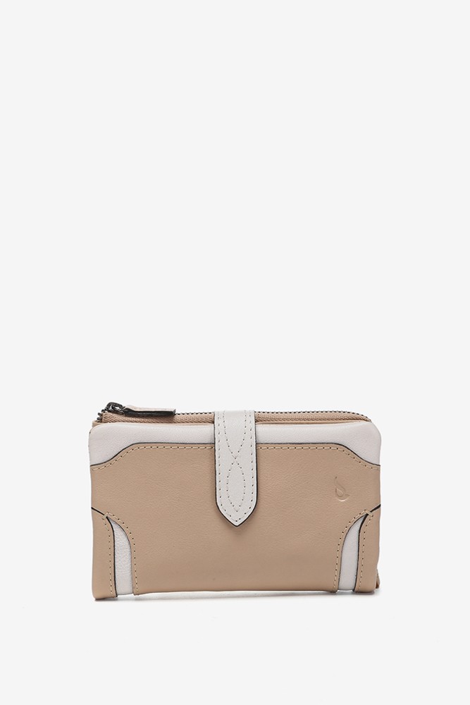 Abbacino Cartera Mediana En Piel Camel