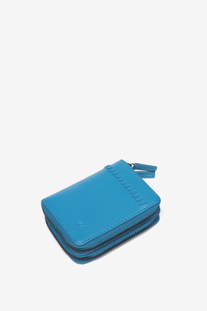 Abbacino Cartera Pequeña De Piel En Azul