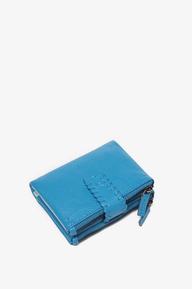 Abbacino Cartera Pequeña De Piel En Azul