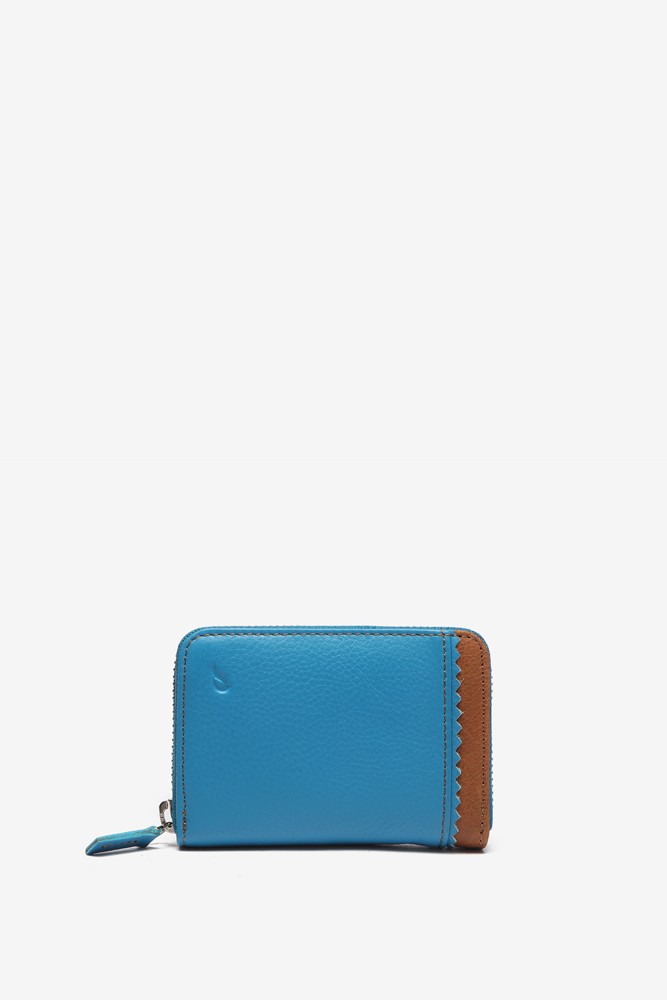 Abbacino Cartera Pequeña De Piel En Azul