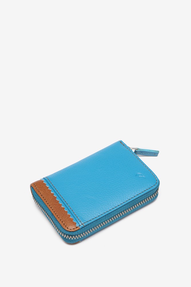 Abbacino Cartera Pequeña De Piel En Azul
