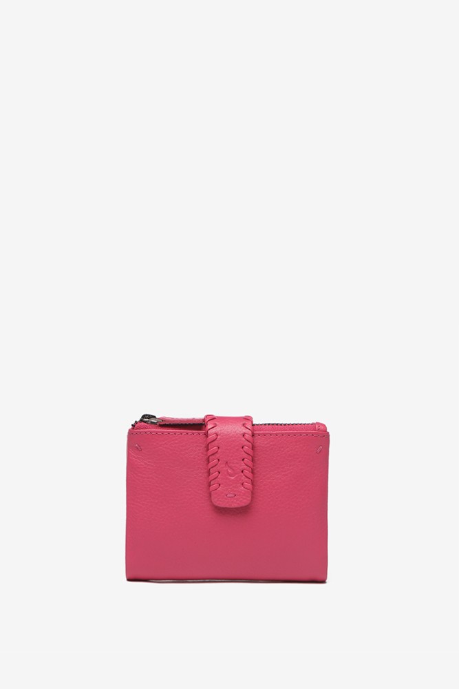 Abbacino Cartera Pequeña De Piel En Fucsia