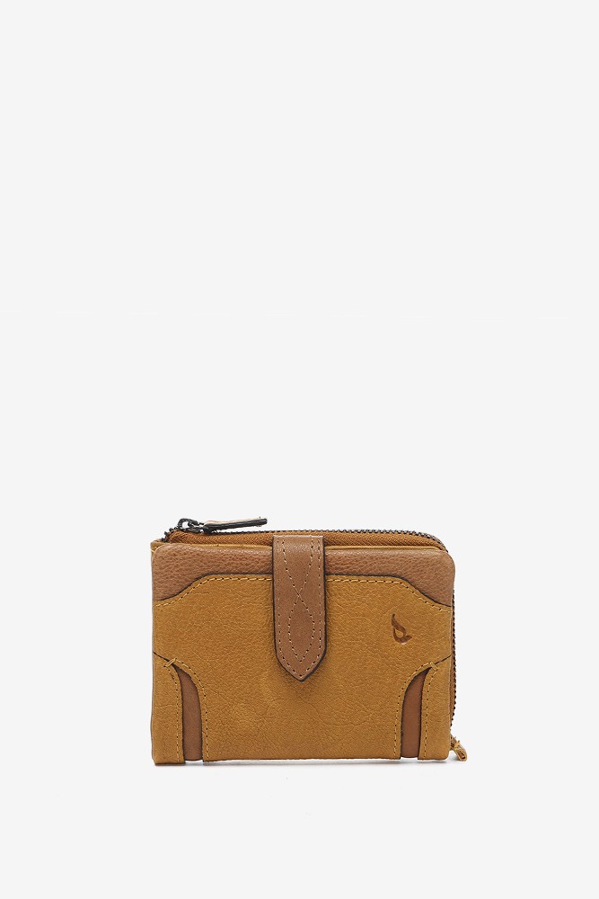 Abbacino Cartera Pequeña En Piel ámbar