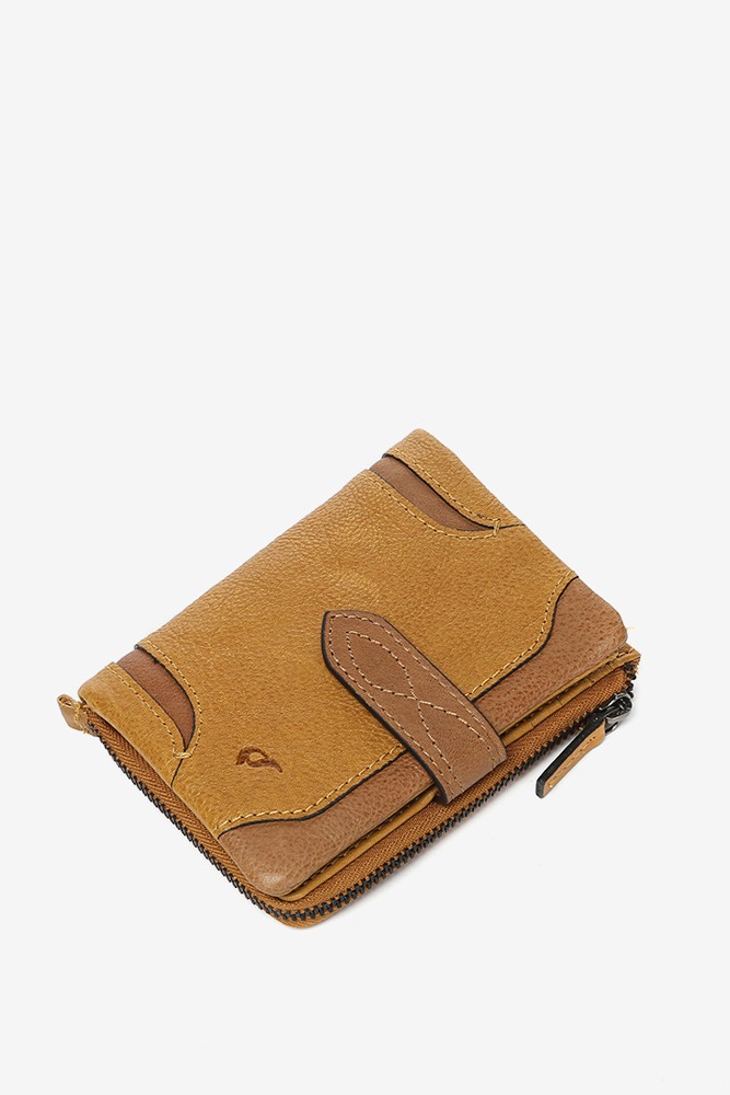 Abbacino Cartera Pequeña En Piel ámbar
