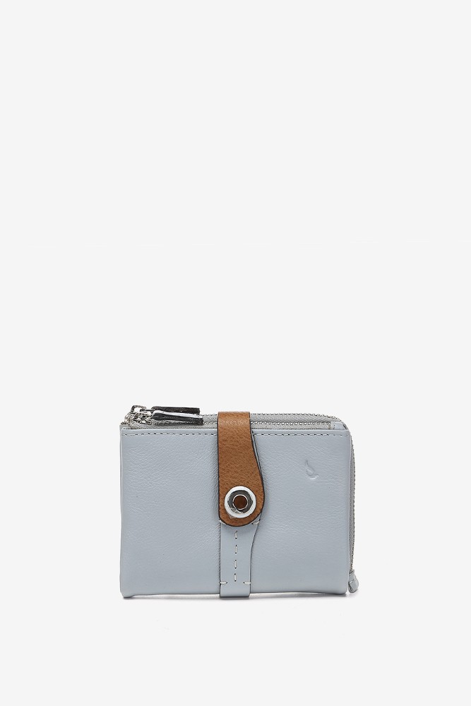Abbacino Cartera Pequeña En Piel Bicolor Gris