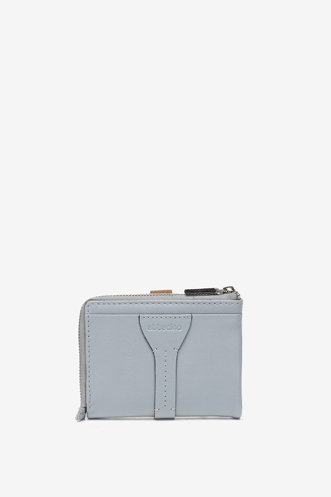 Abbacino Cartera Pequeña En Piel Bicolor Gris