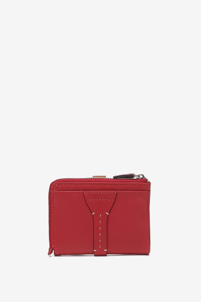 Abbacino Cartera Pequeña En Piel Bicolor Roja