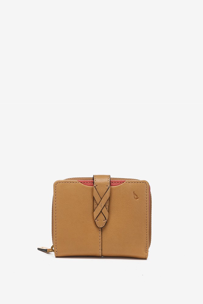 Abbacino Cartera Pequeña En Piel Cognac