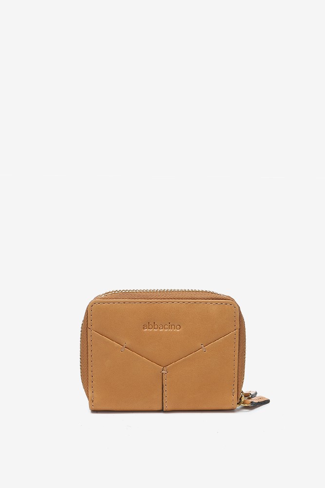 Abbacino Cartera Pequeña En Piel Cognac
