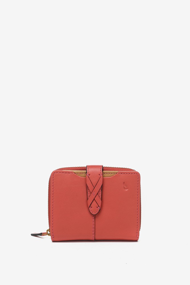 Abbacino Cartera Pequeña En Piel Coral