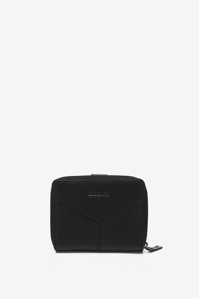 Abbacino Cartera Pequeña En Piel Negra