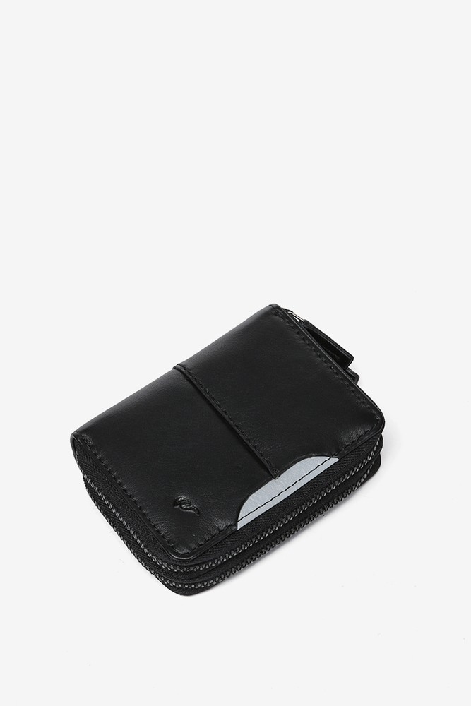 Abbacino Cartera Pequeña En Piel Negra