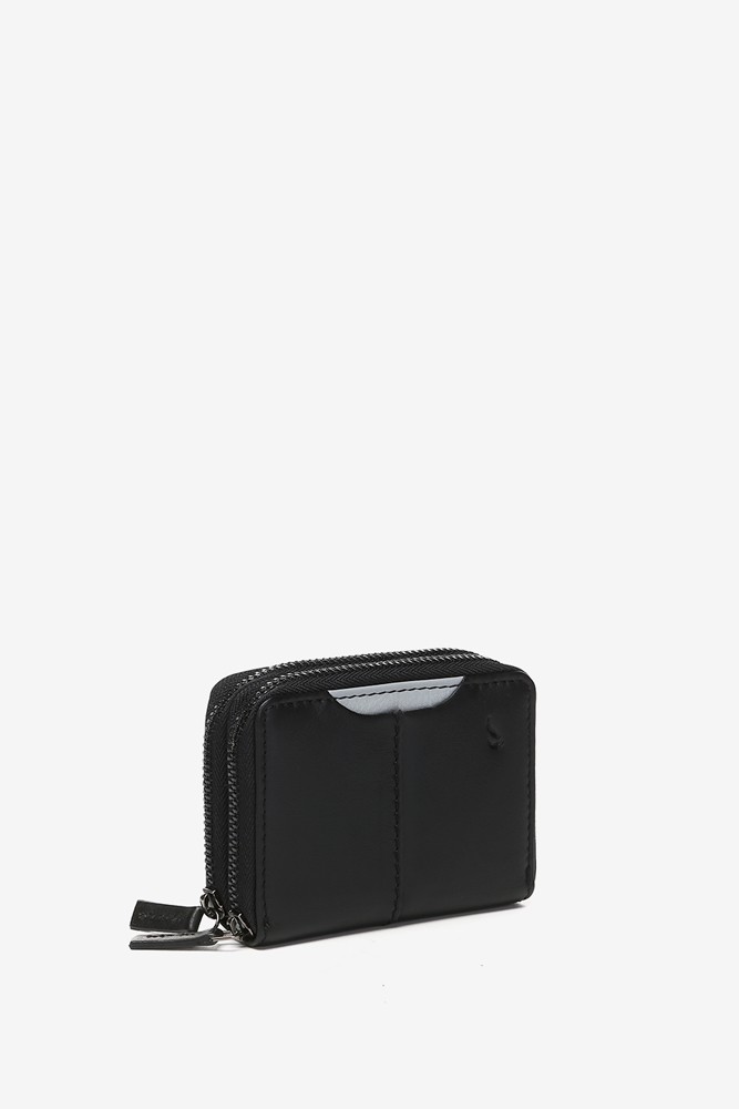 Abbacino Cartera Pequeña En Piel Negra